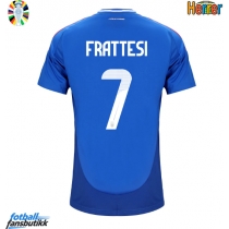 Italia Davide Frattesi #7 Hjemmedrakt EM 2024 Kortermet